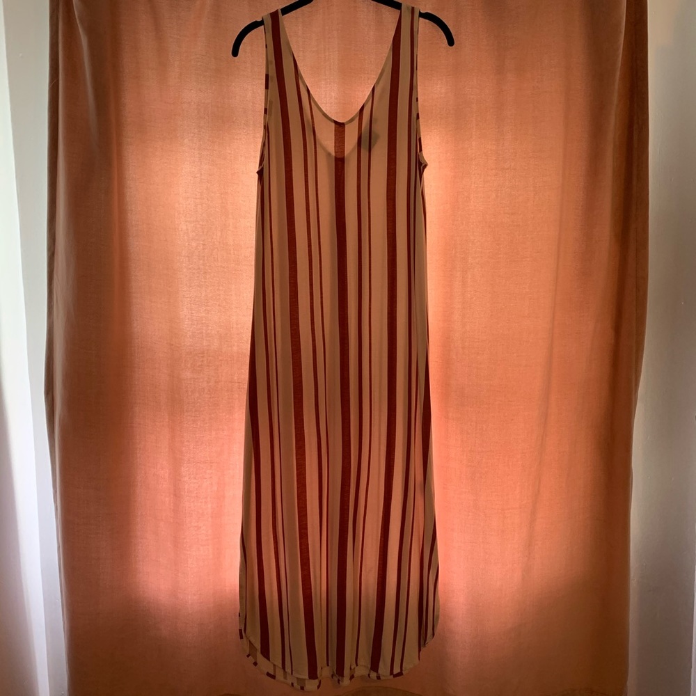 B Young by Urban Outfitters Striped Maxi Dress